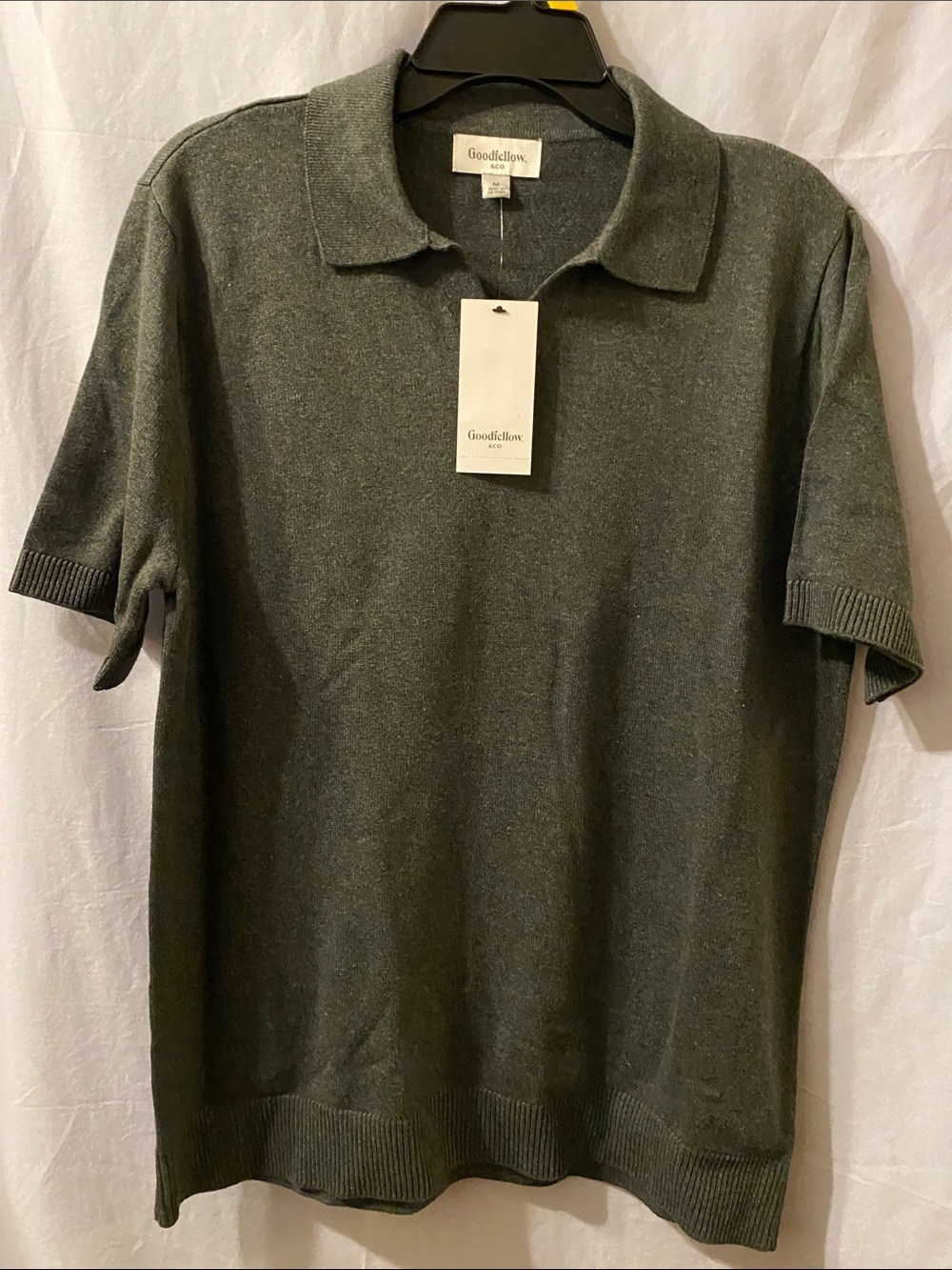 Goodfellow & Co Olive Green Short-Sleeve Polo
